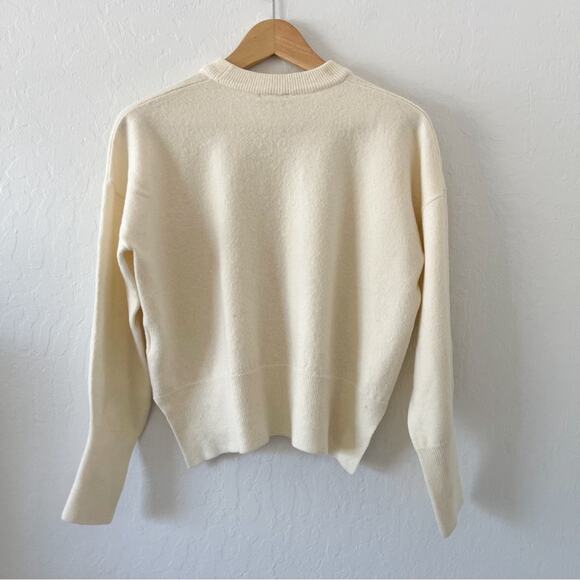 Dagmar Cream Sweater Merino Wool 100% - Picture 5 of 6